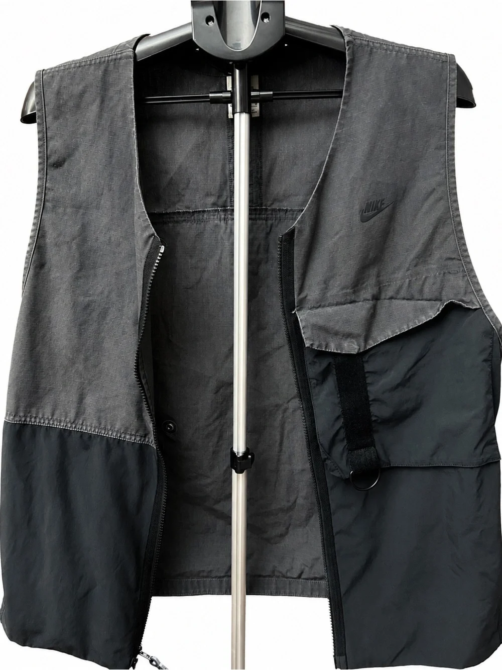 Nike Two-Tone Black Utility Zip Vest